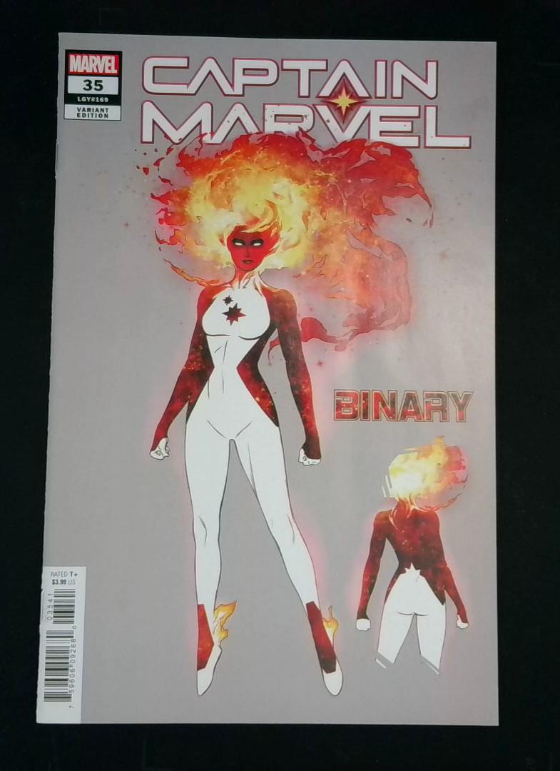 Captain Marvel #35, NM Binary Variant Cvr, Marvel
