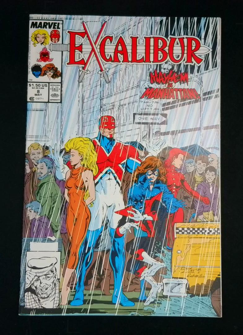 Excalibur #8, NM Marvel, 1989