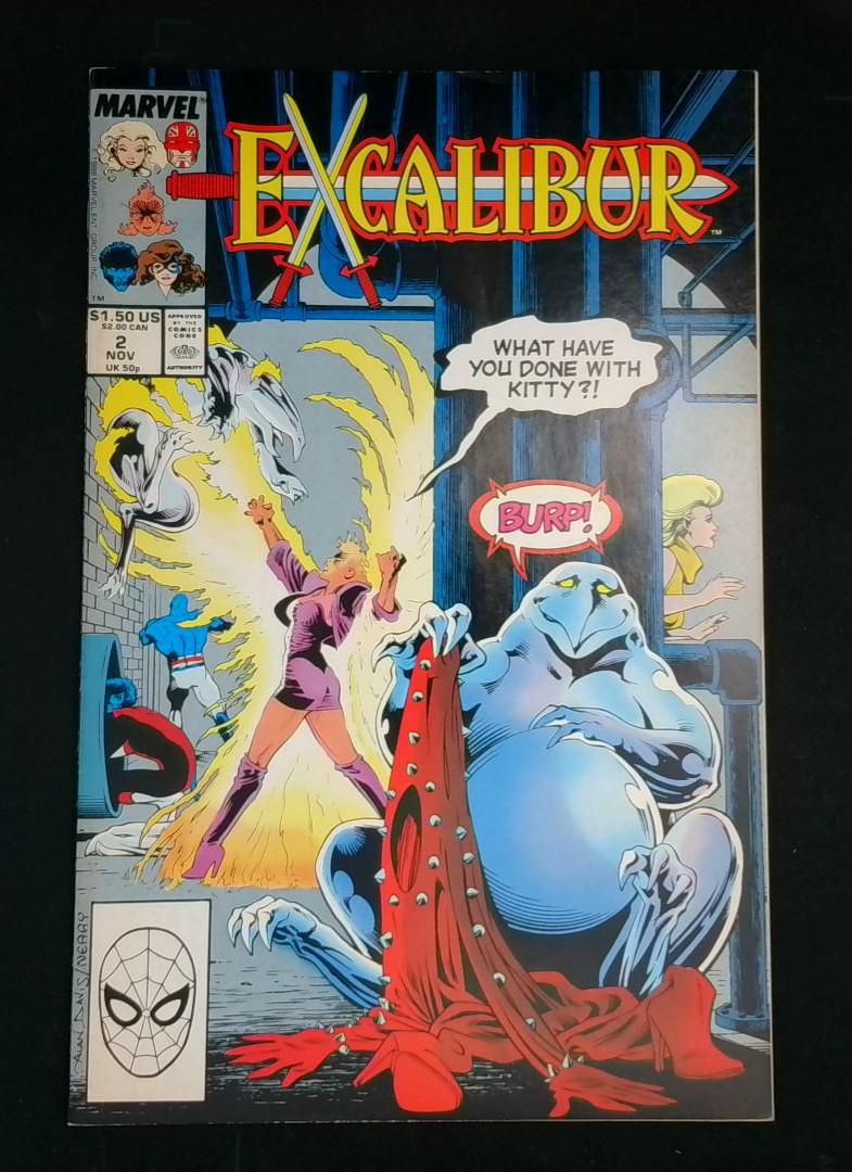Excalibur #2, VF Marvel, 1988
