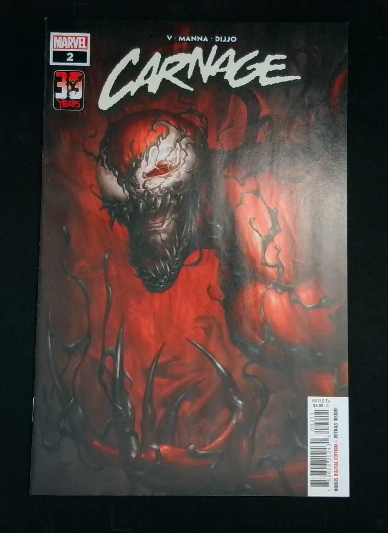 Carnage #2, NM Marvel, 2022