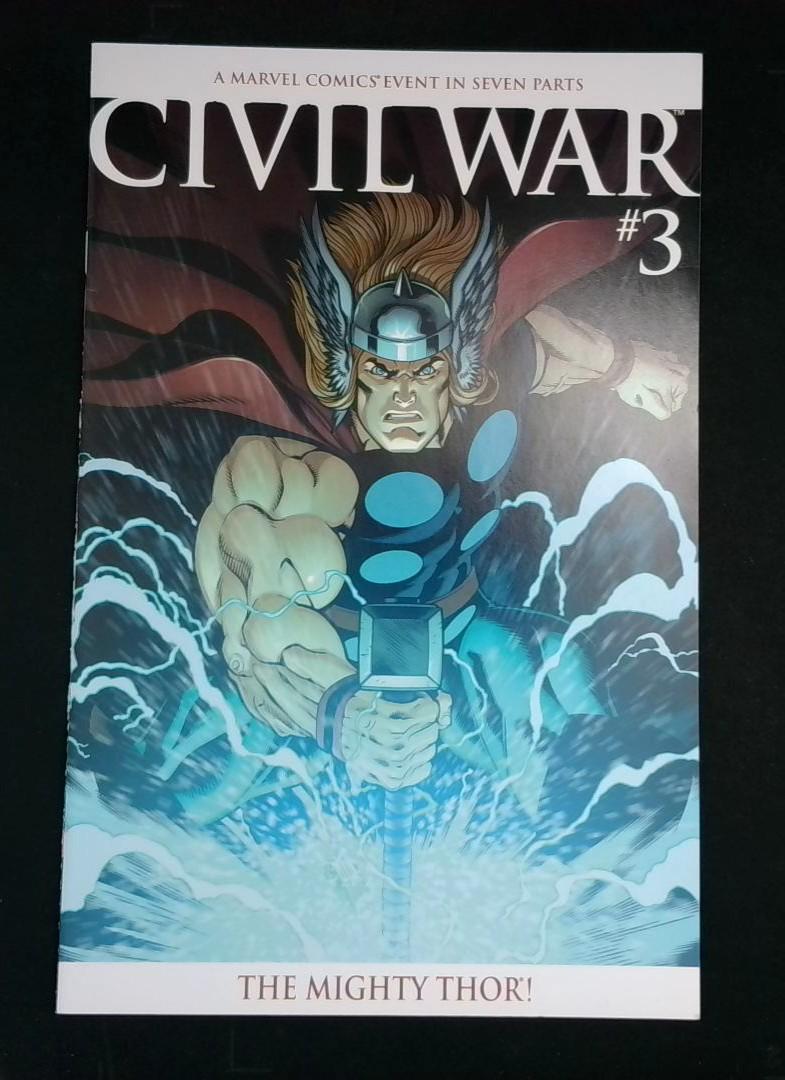 Civil War #3 Variant Thor Cvr, NM Marvel