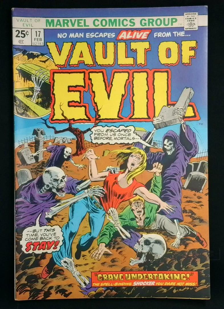 Vault of Evil #17, Fn/Vf Marvel, 1975
