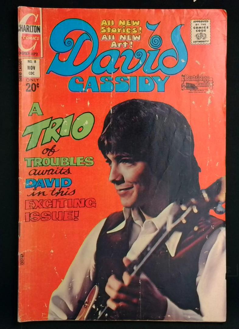 David Cassidy #8, Charlton Comics, 1973