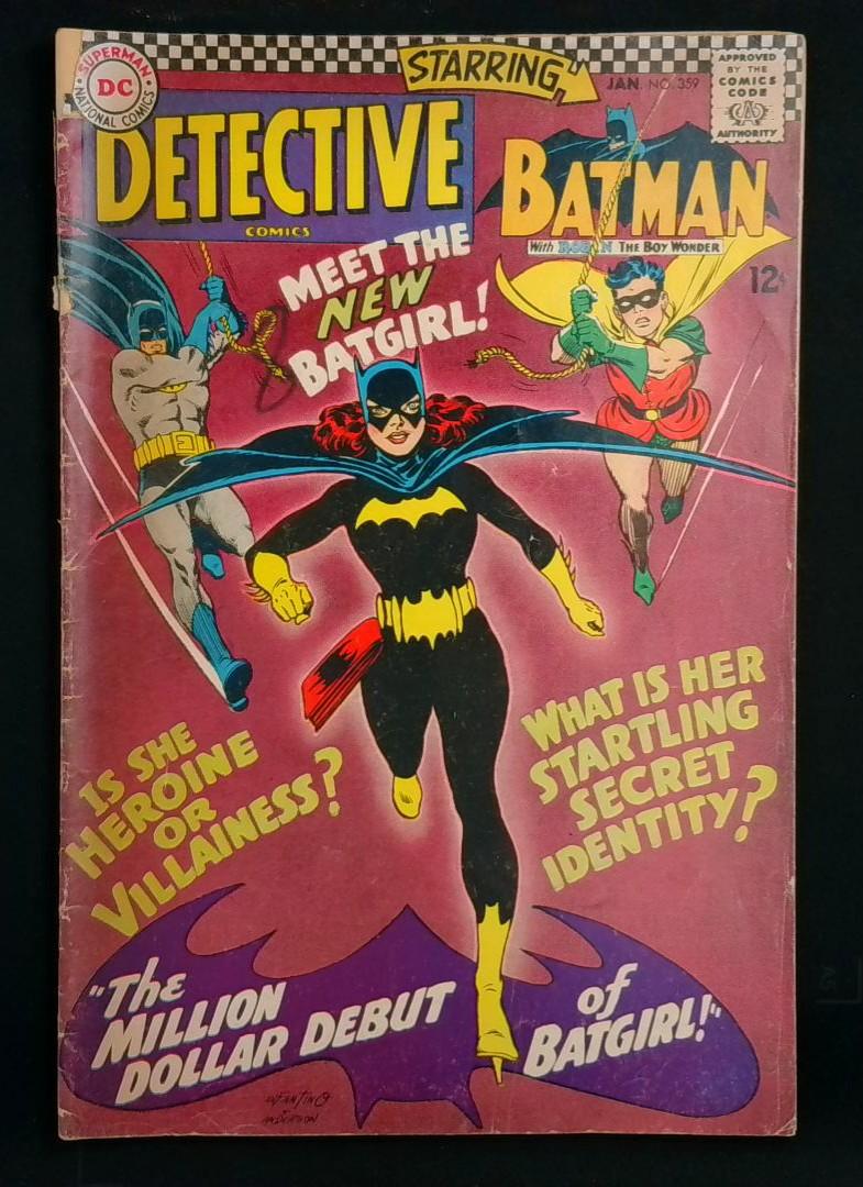 Detective Comics #359, 1st App Batgirl (Barbara Gordon) Gd DC Comics, 1967