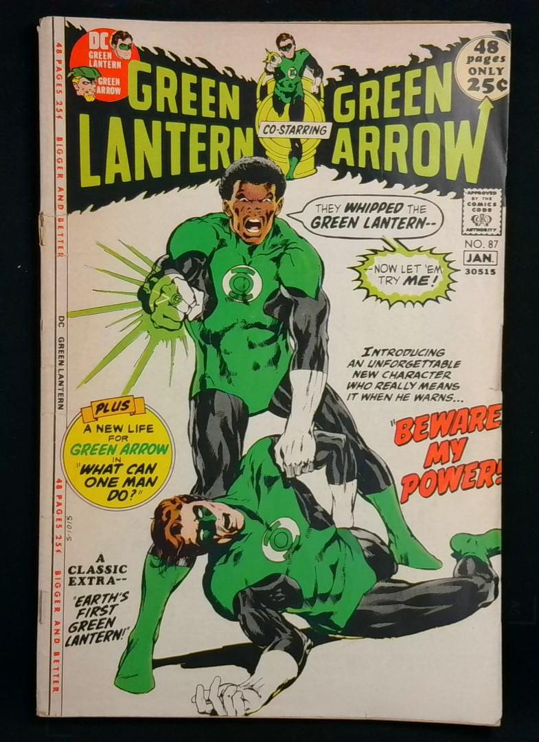 Green Lantern #87, Vg- 1st John Stewart  DC, 1971