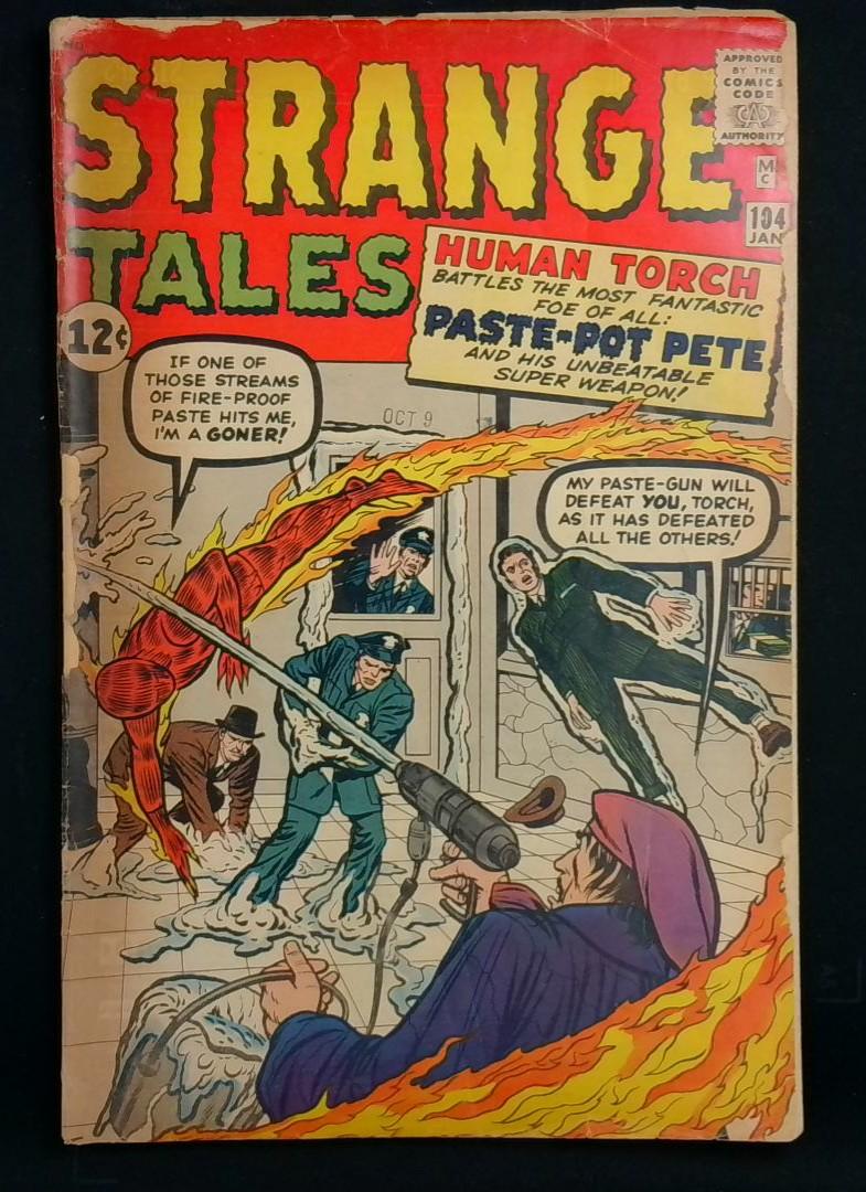 Strange Tales #104, Gd 1st App Trapster Marvel, 1962