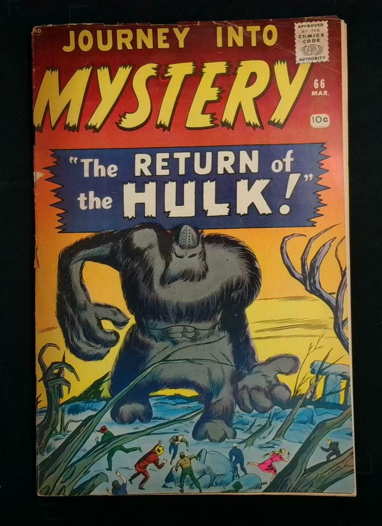 Journey Into Mystery #66, Gd/Vg Marvel, 1961