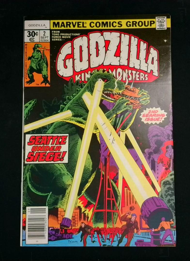 Godzilla King of the Monsters #2, Fn/Vf Marvel, 1977