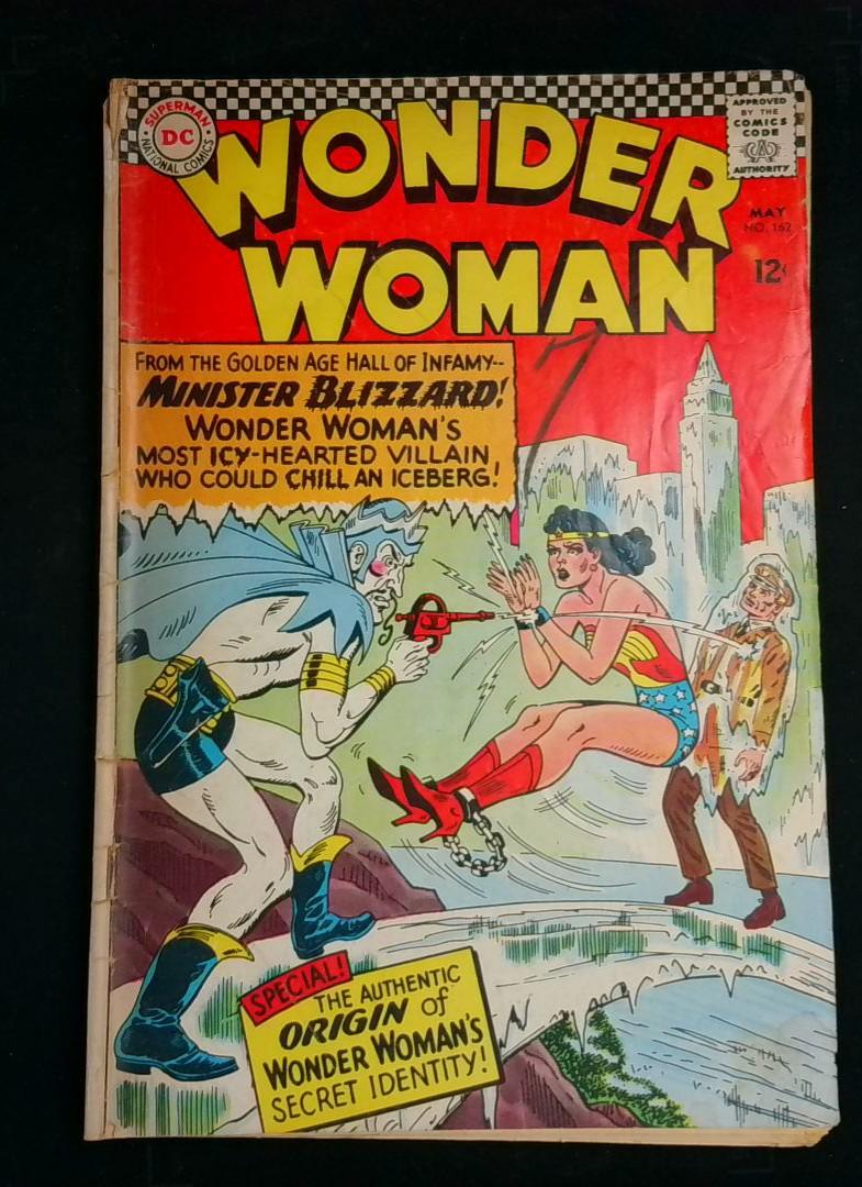 Wonder Woman #162, Vg- DC, 1966