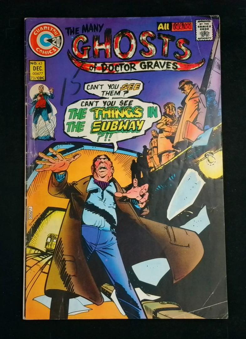 Many Ghosts of Doctor Graves #43, Vg Charlton Comics, 1973