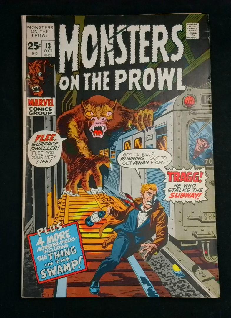Monsters on the Prowl #13 Fn-, Marvel, 1971