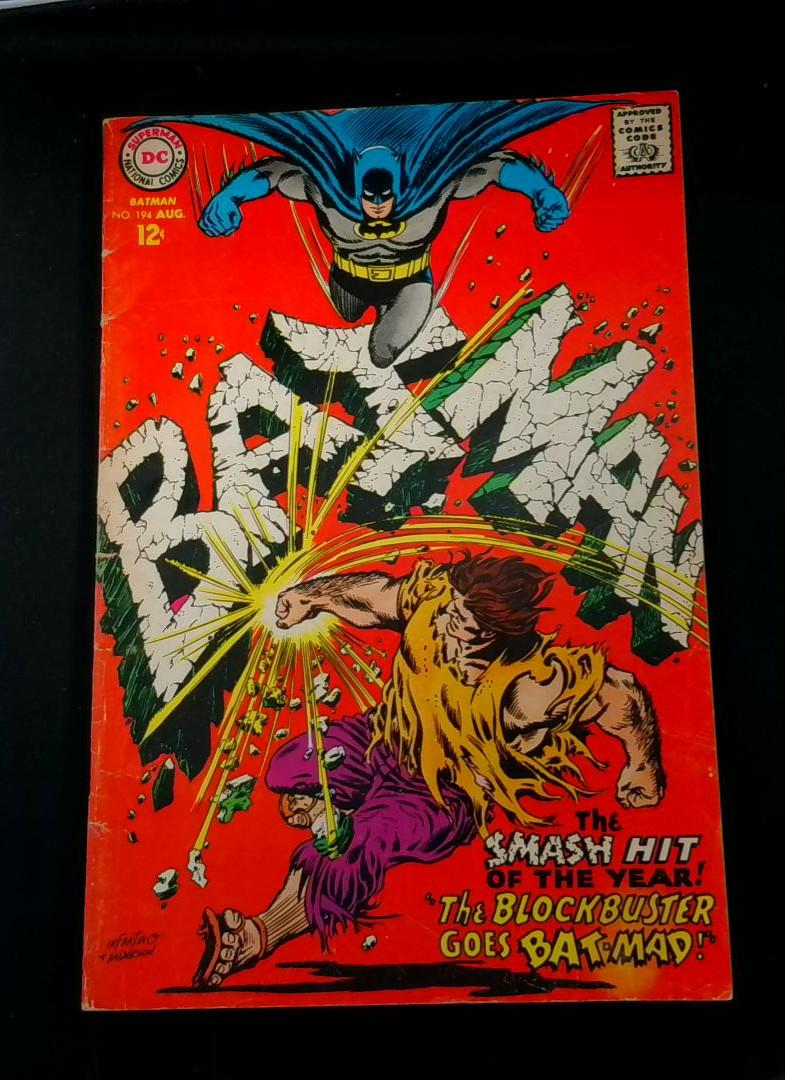 Batman #194, VG+ Blockbuster, DC Comics, 1967