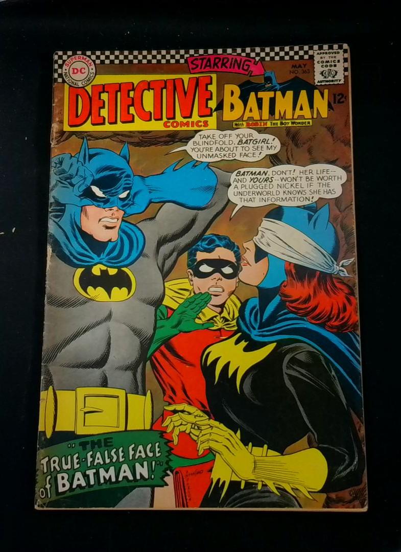 Detective Comics #363, 2nd Batgirl, Top Staple Detatched DC, 1967