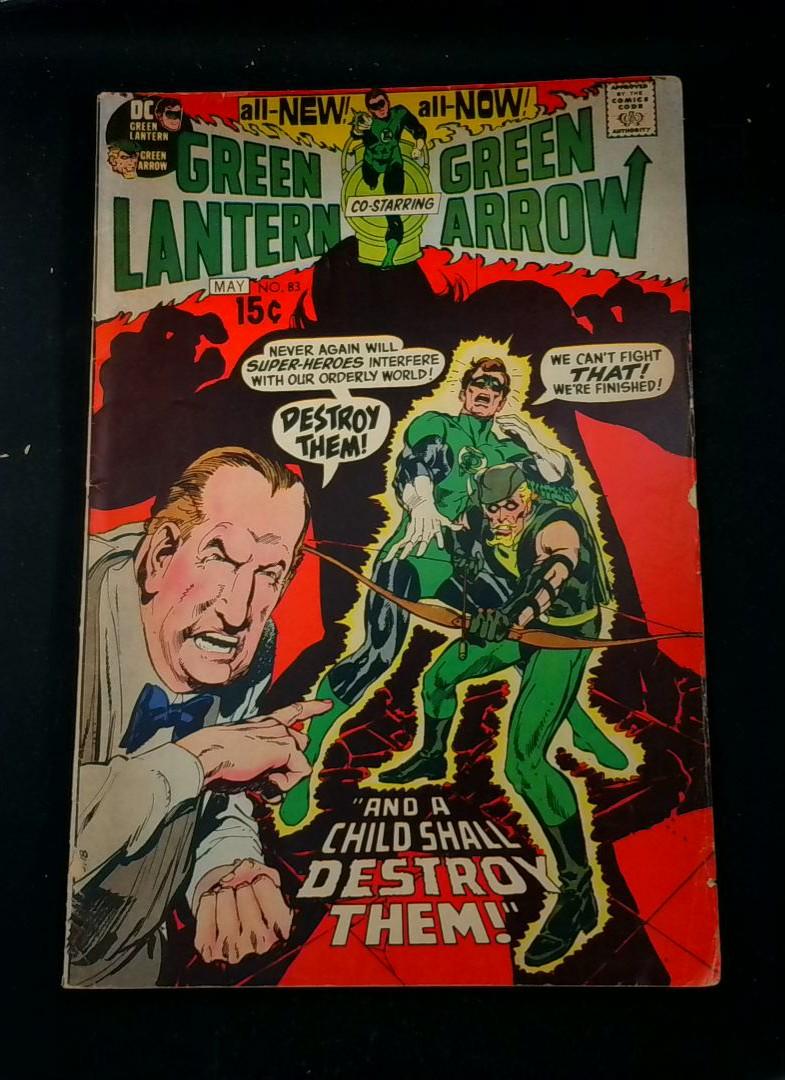 Green Lantern #83, VG NEal Adams DC Comics, 1971