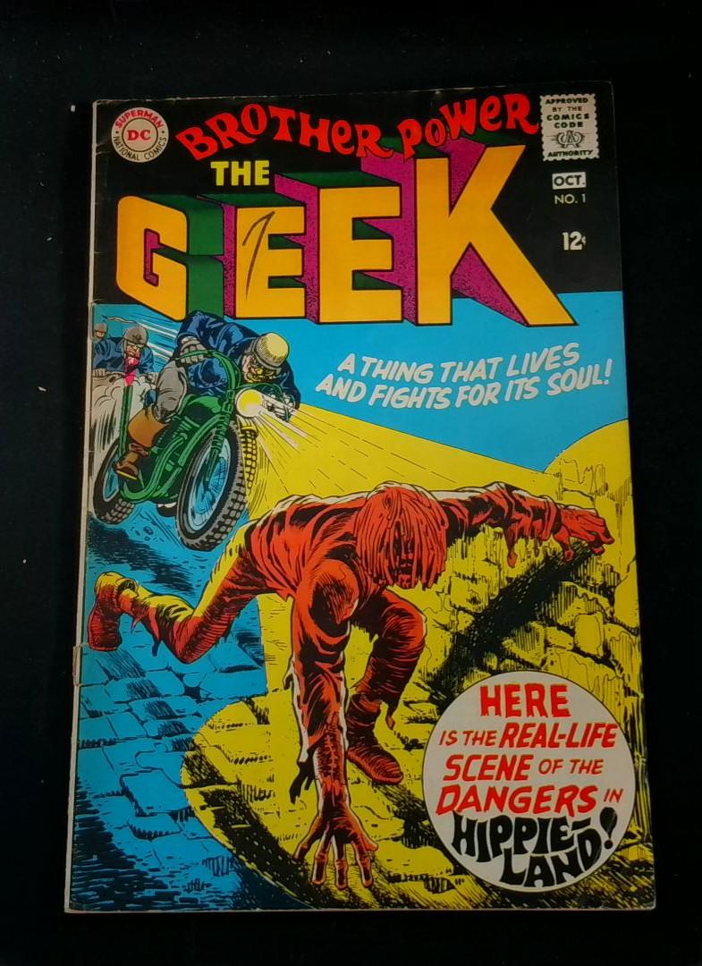 Brother Power the Geek #1, Bottom Staple Detatched, DC Comics, 1968