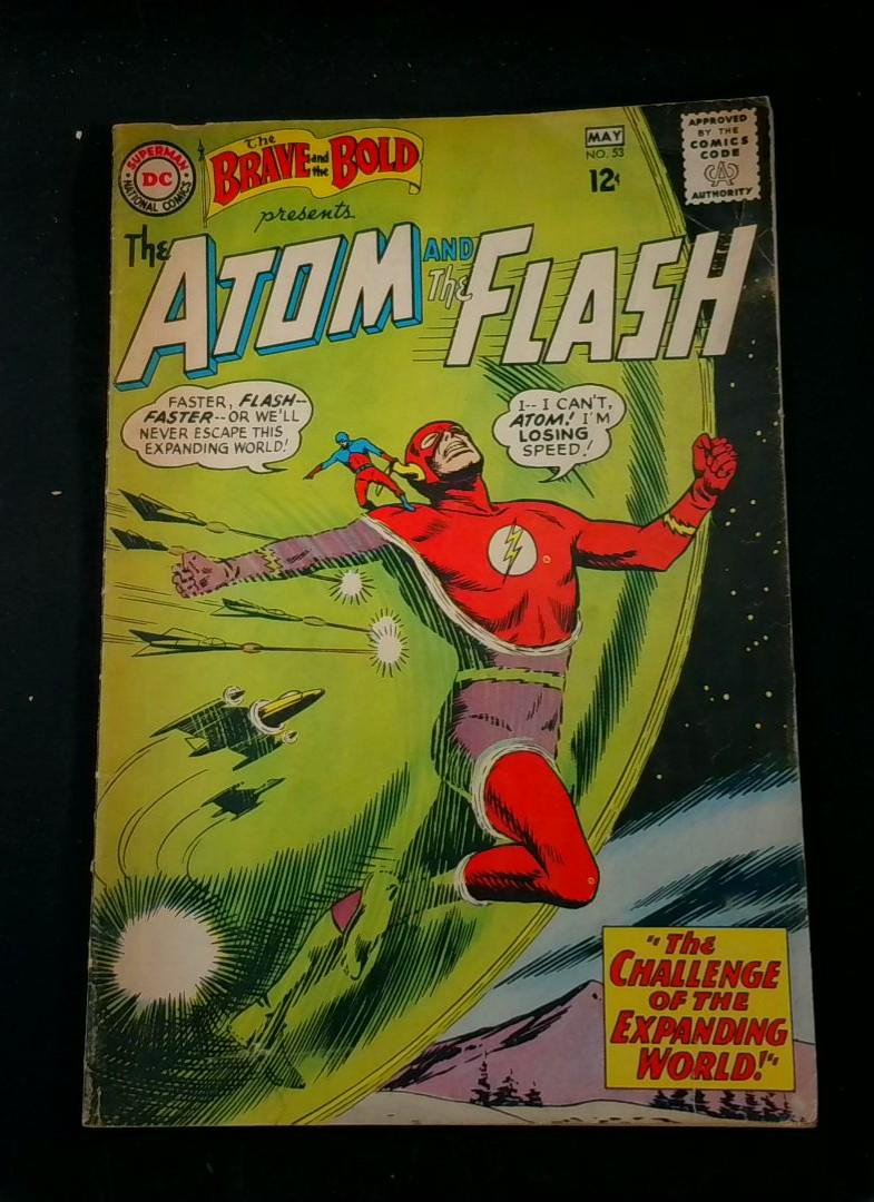 Brave and the Bold #53, VG- Atom, Flash DC, 1964