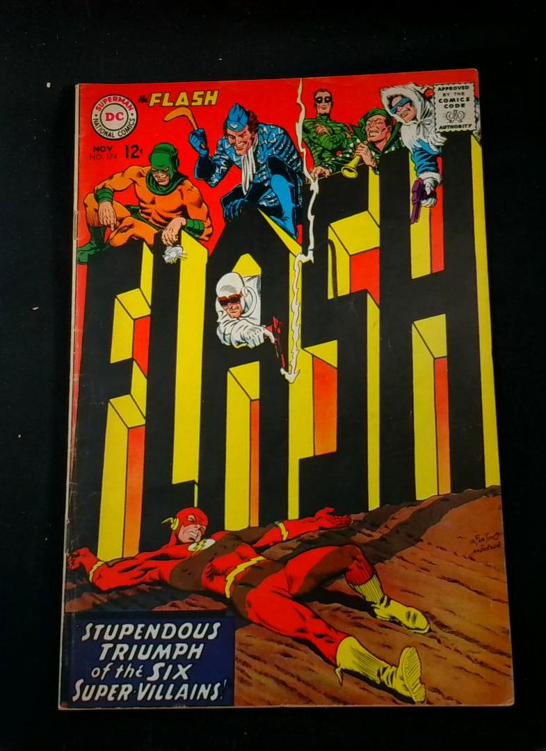 Flash #174, FN- Rogue's Cover DC, 1967