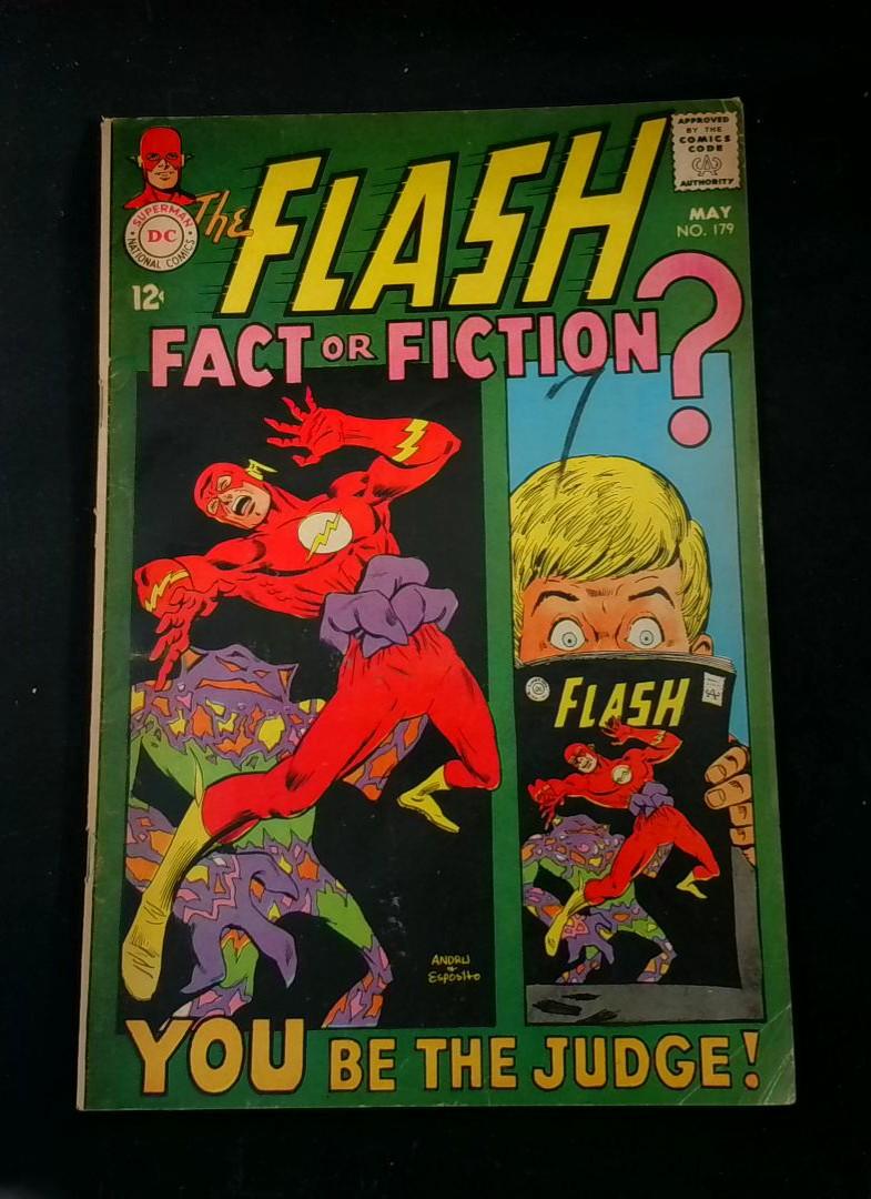 Flash #179, VG/FN 1st Earth Prime, DC, 1968