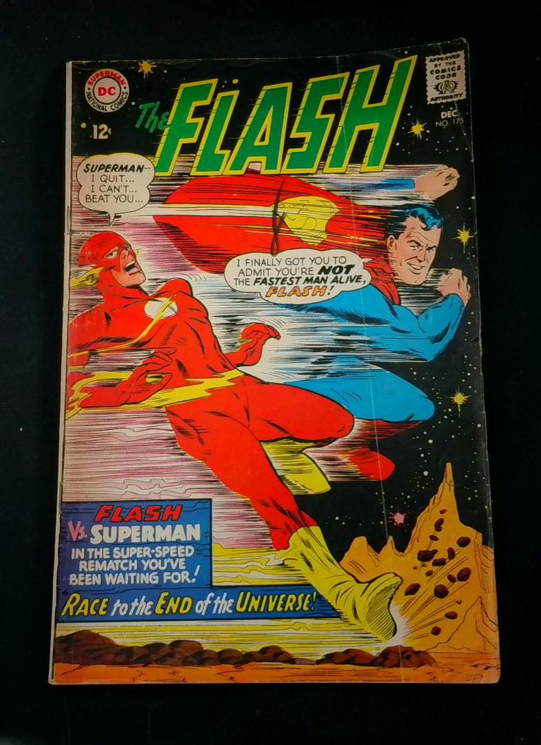 Flash #175, VG 2nd Flash Race DC, 1967