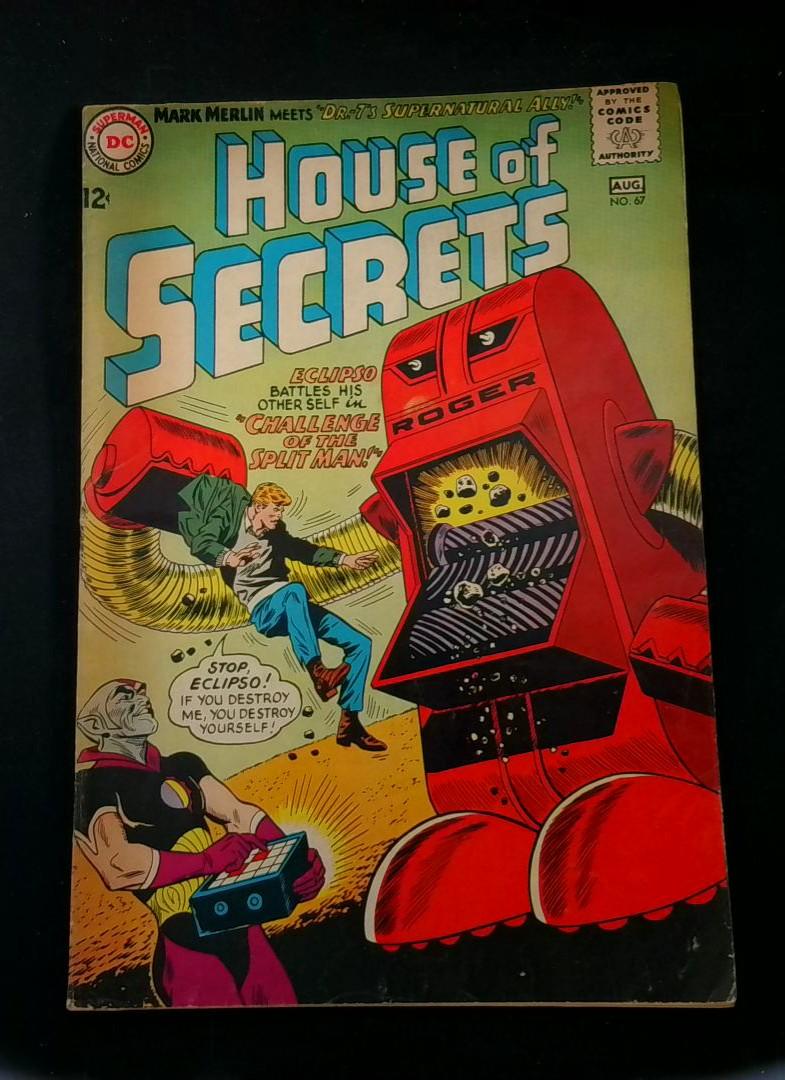 House of Secrets #67, VG Eclipso DC Comics, 1964