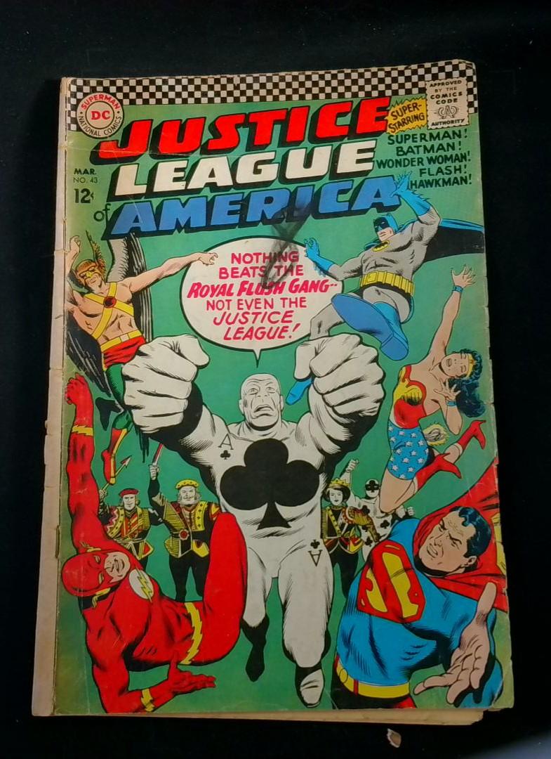 Justice League of America #43, 1st Rotal Flush Gang GD/VG DC, 1966