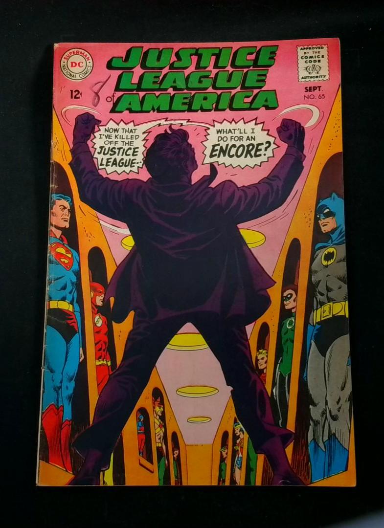 Justice League of America #65, VG DC Comics, 1968