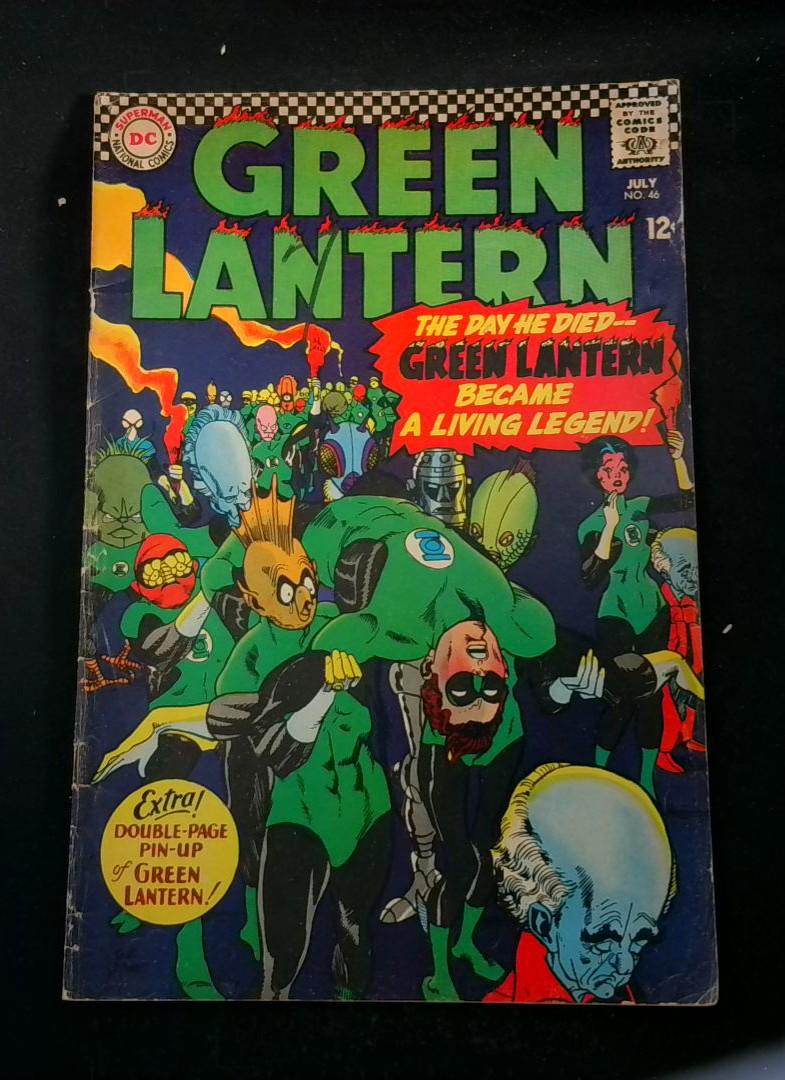 Green Lantern #46, VG+ DC, 1966