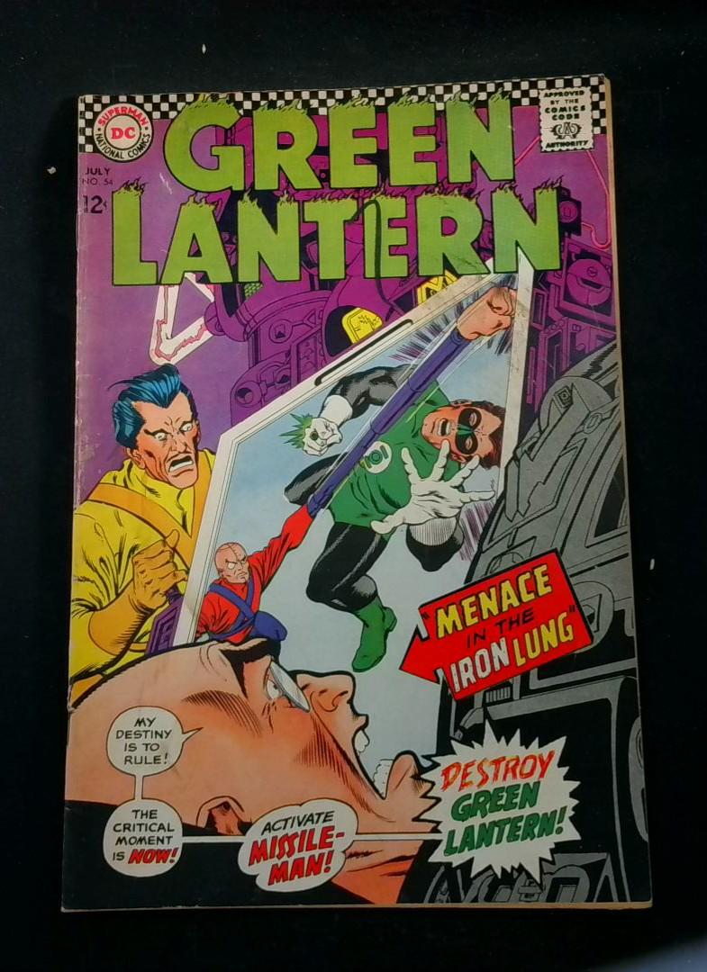 Green Lantern #54, VG+ DC Comics, 1967