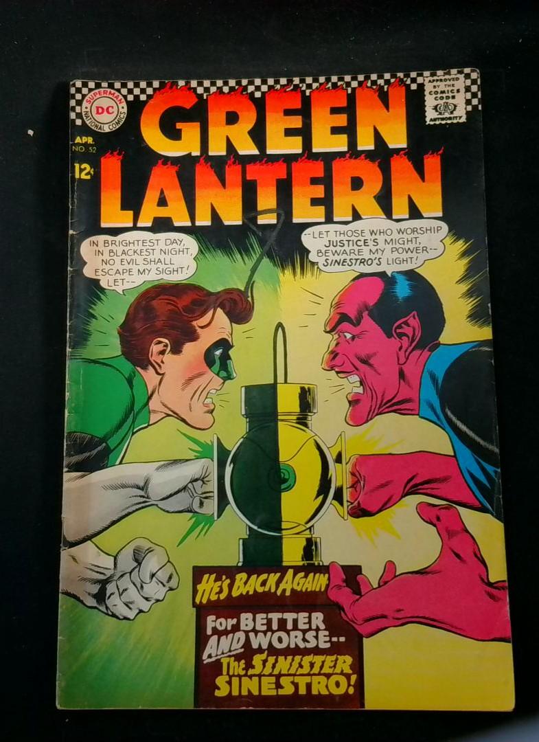 Green Lantern #52, FN- Sinestro DC Comics, 1967