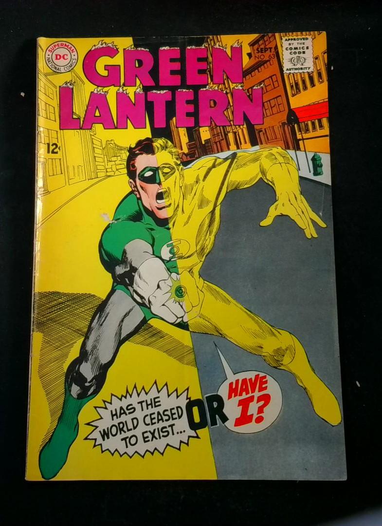 Green Lantern #63, VG 1st Neal Adams Cover DC, 1968
