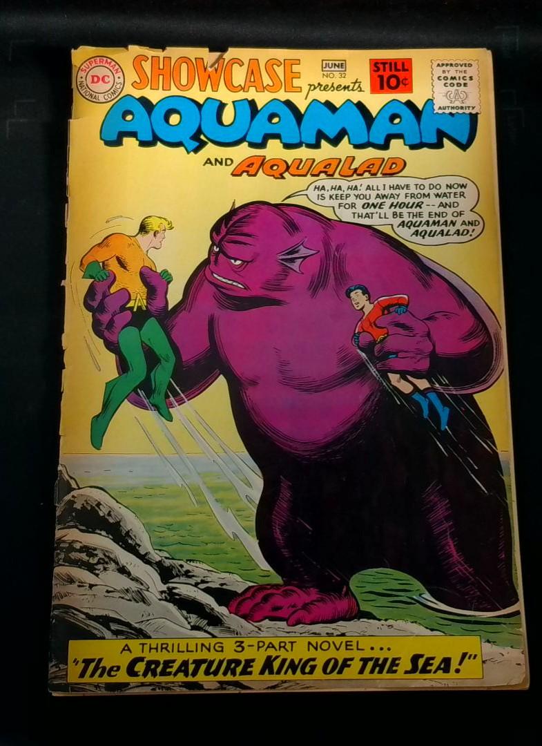 Showcase #32, Taped Cover Inside, DC Comics, 1961