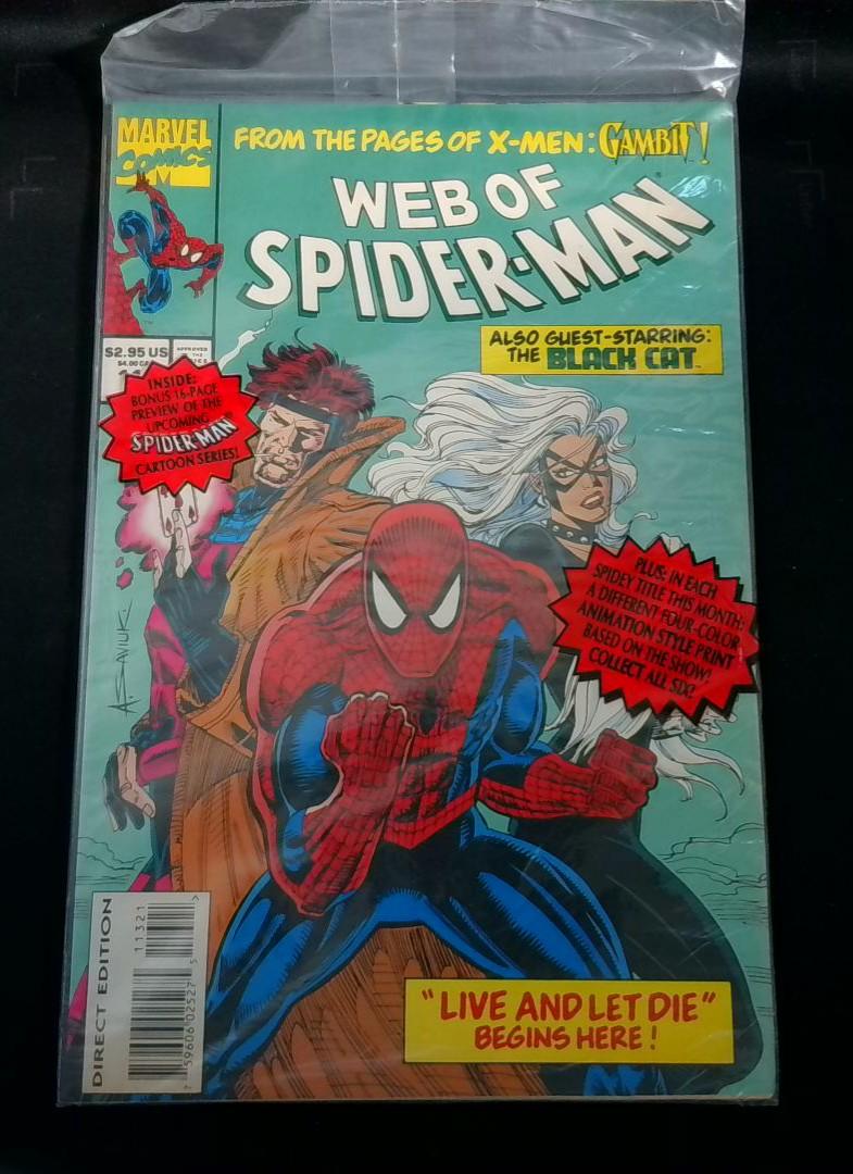 Web of Spider-Man #113, NM Factory Sealed Bag, Marvel, 1995