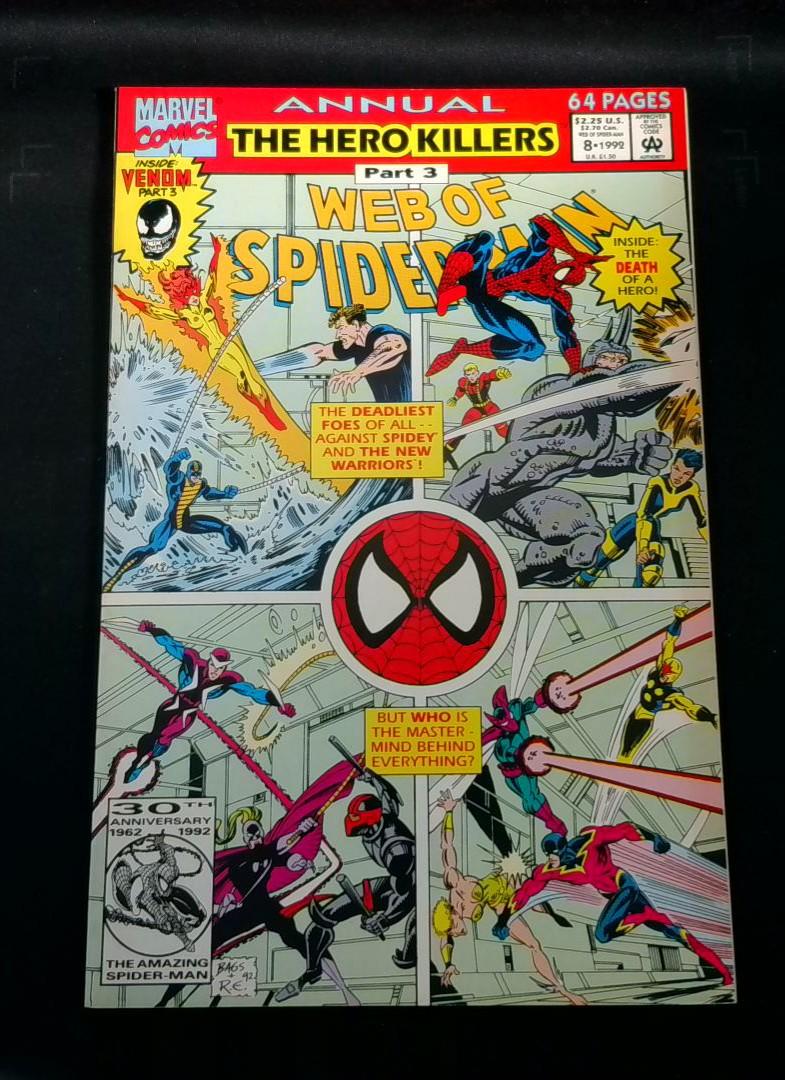 Web of Spider-Man Annual #8, VF+ Marvel, 1992
