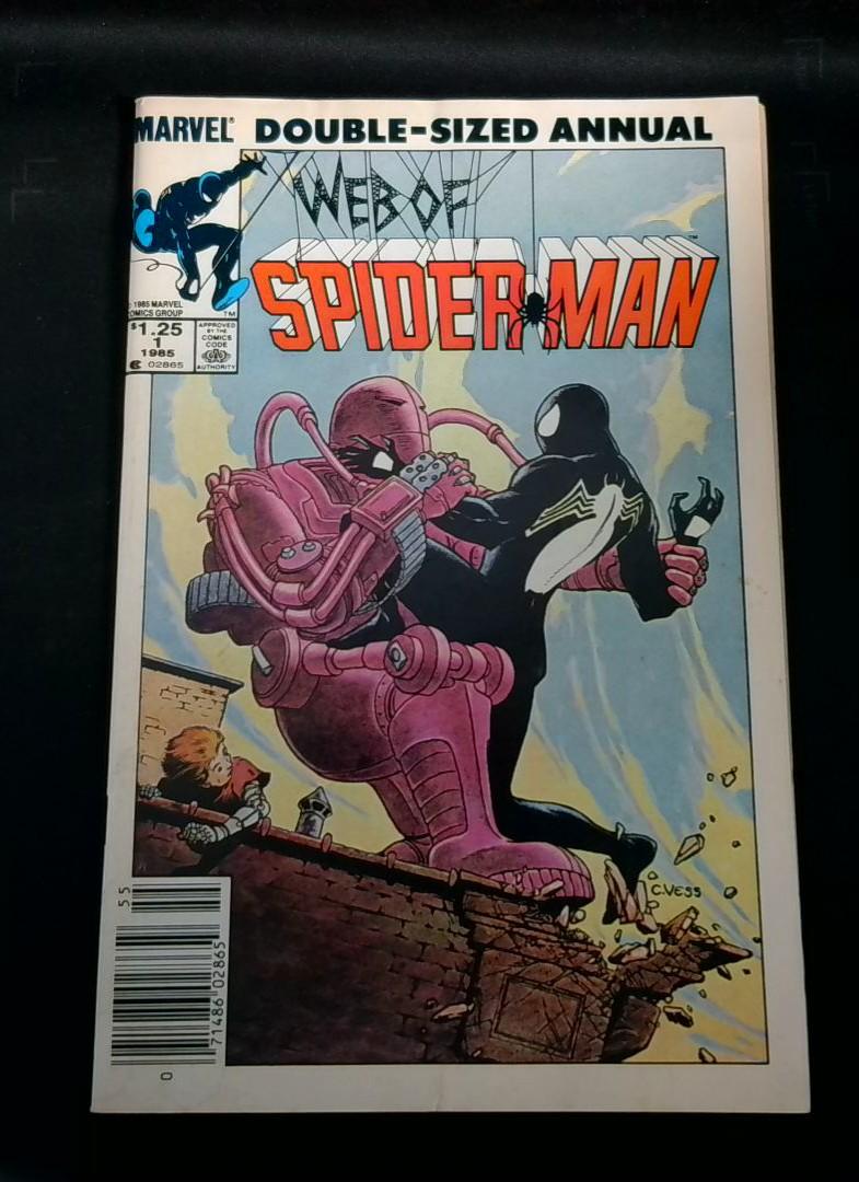 Web of Spider-Man Annual #1, Newsstand, Marvel, 1985