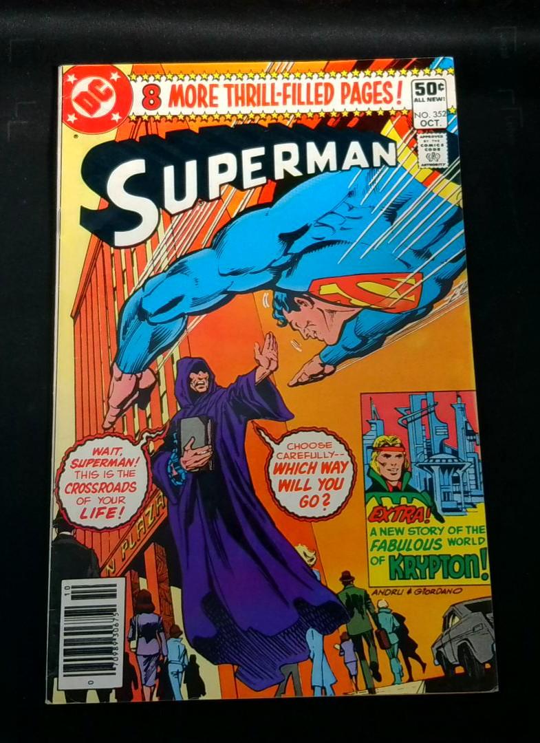 Superman #352, 1st Destiny in the mainstream DCU, DC, 1980
