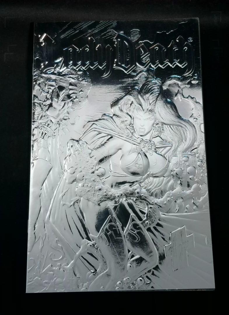 Lady Death The Crucible #1, NM Silver Foil Cvr, Chaos Comics, 1996