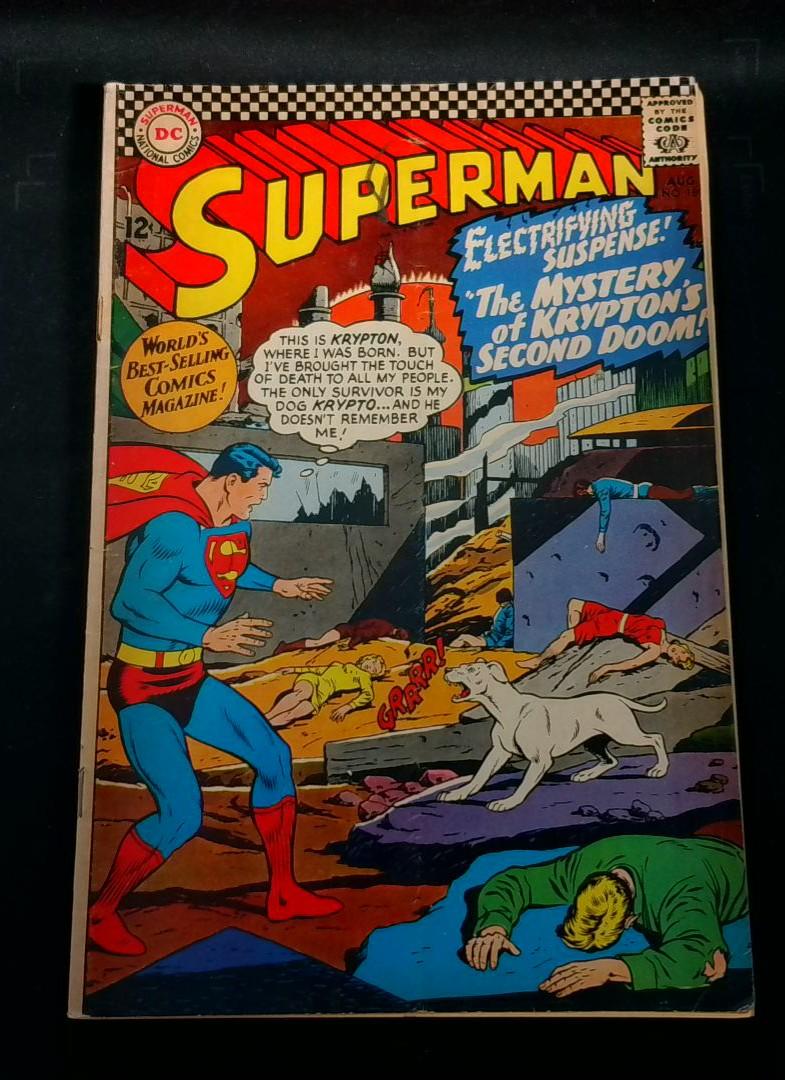 Superman #142, Detatched Top Staple, VG- DC, 1961