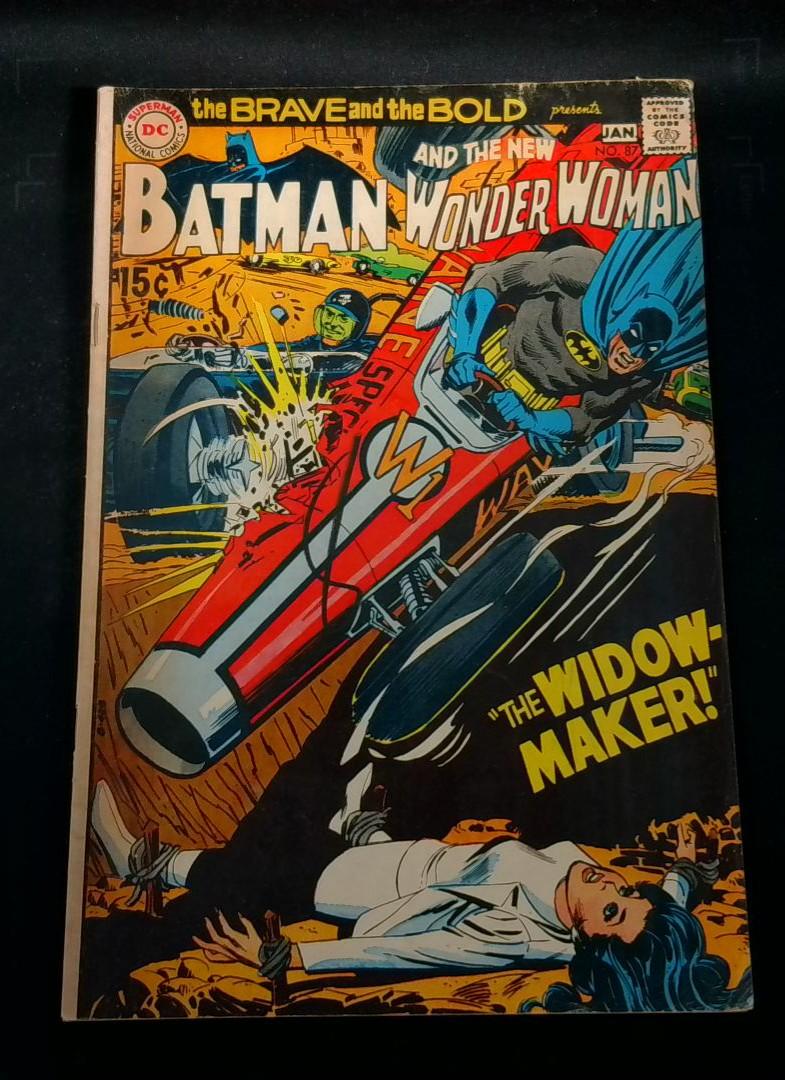 Brave and the Bold #87, VG New Wonder Woman, DC Comics, 1969