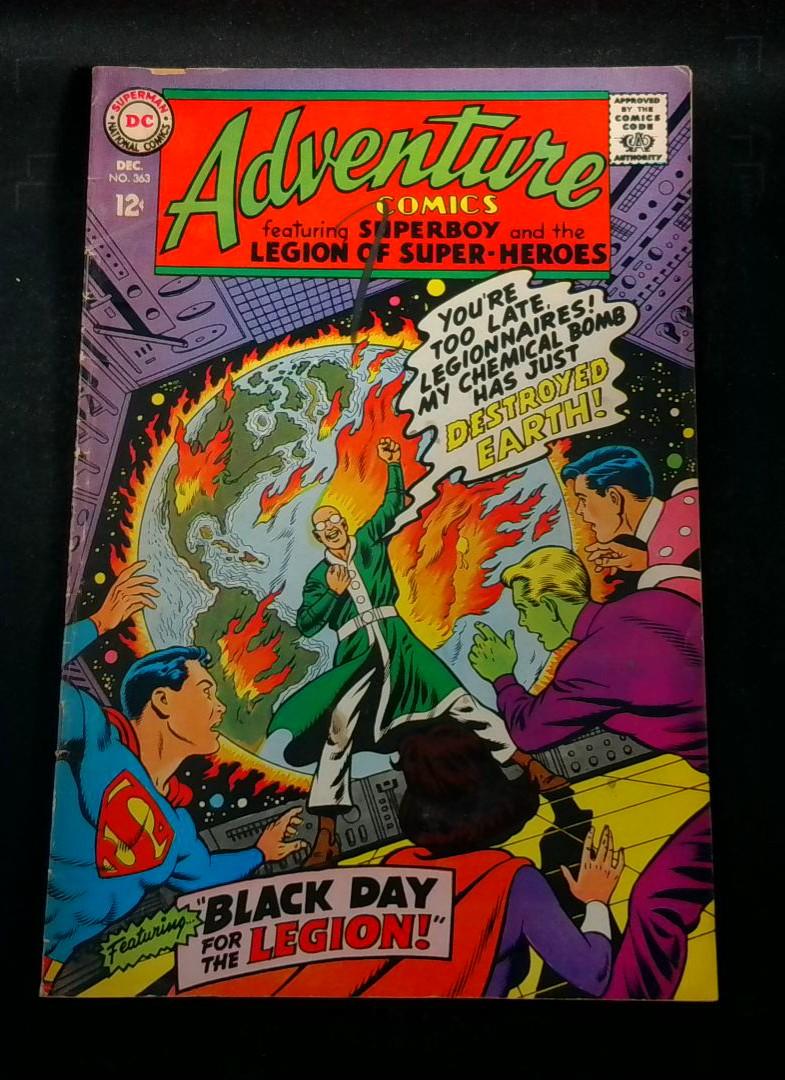 Adventure Comics #363, VG DC, 1967
