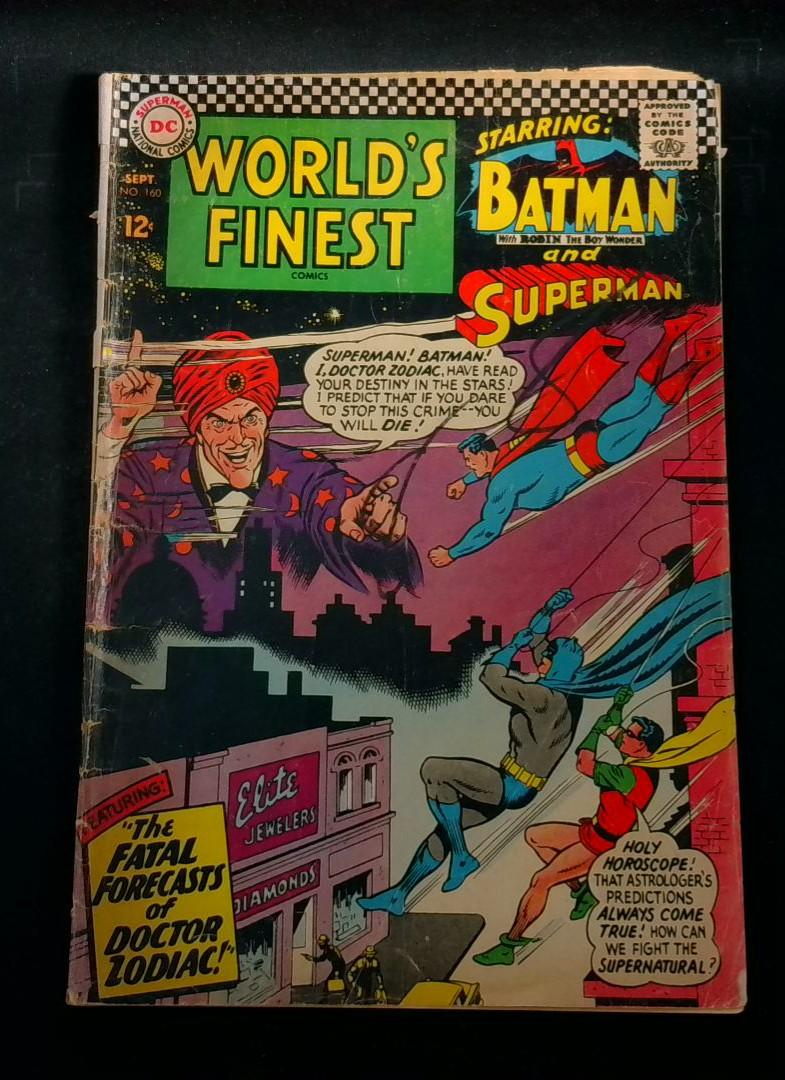 World's Finest #160, VG- DC, 1966