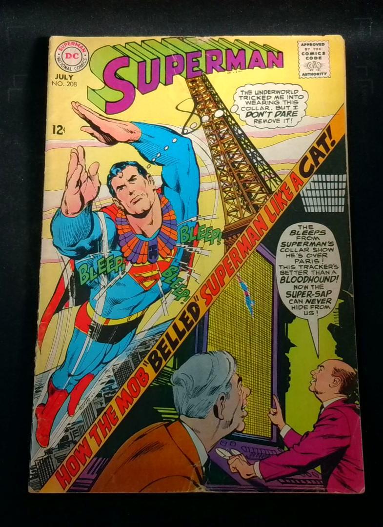 Superman #208, DVG/FN C Comics, 1968