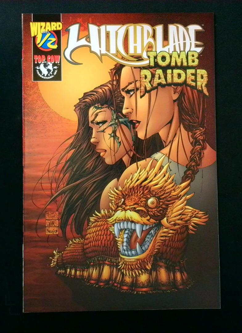 Witchblade Tomb Raider #1/2, Top Cow, Wizard Edition w/COA