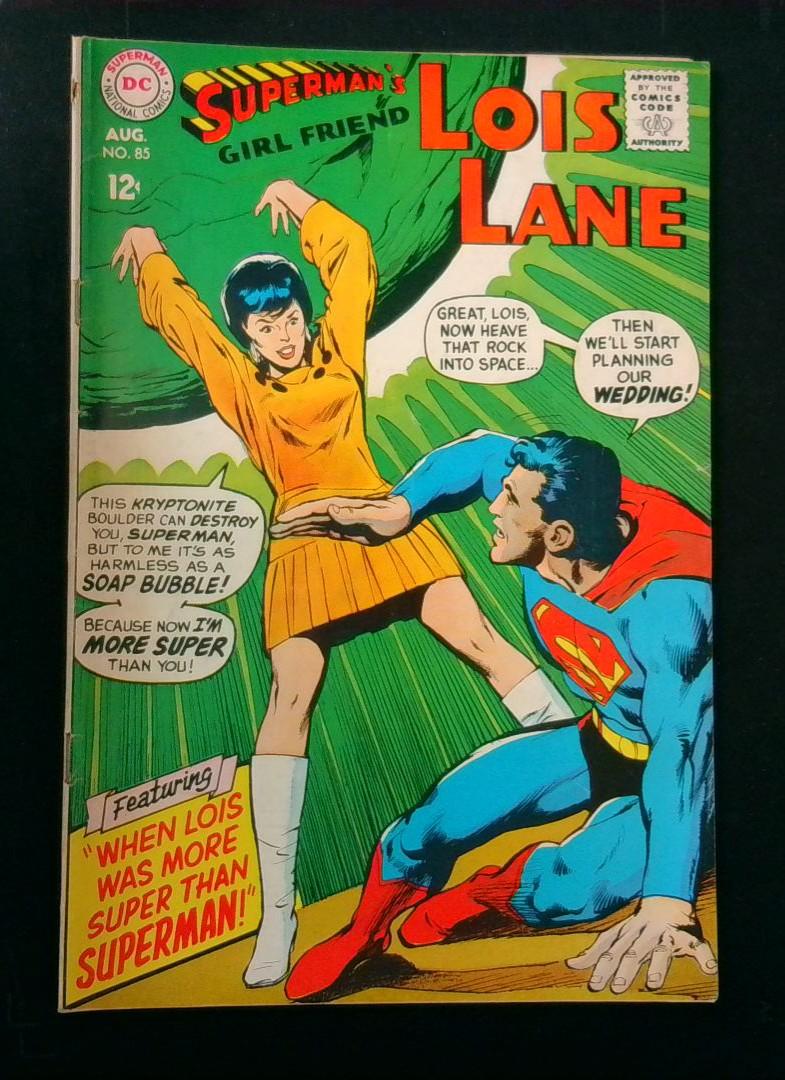 Superman's Girl Friend Lois Lane #85, VG/FN Neal Adams Cover, DC, 1968
