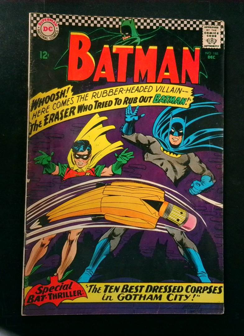 Batman #188, VG DC, 1966