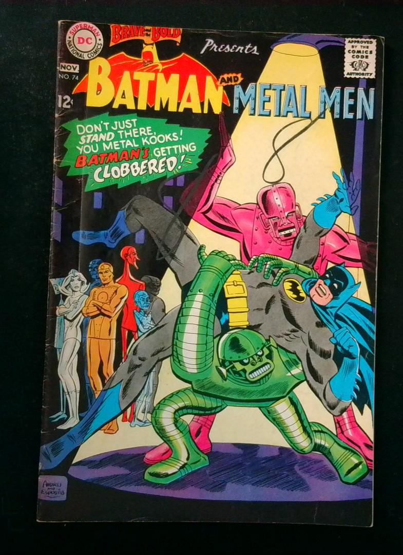Brave and the Bold #74 VG Batman and Metal Men, DC, 1967