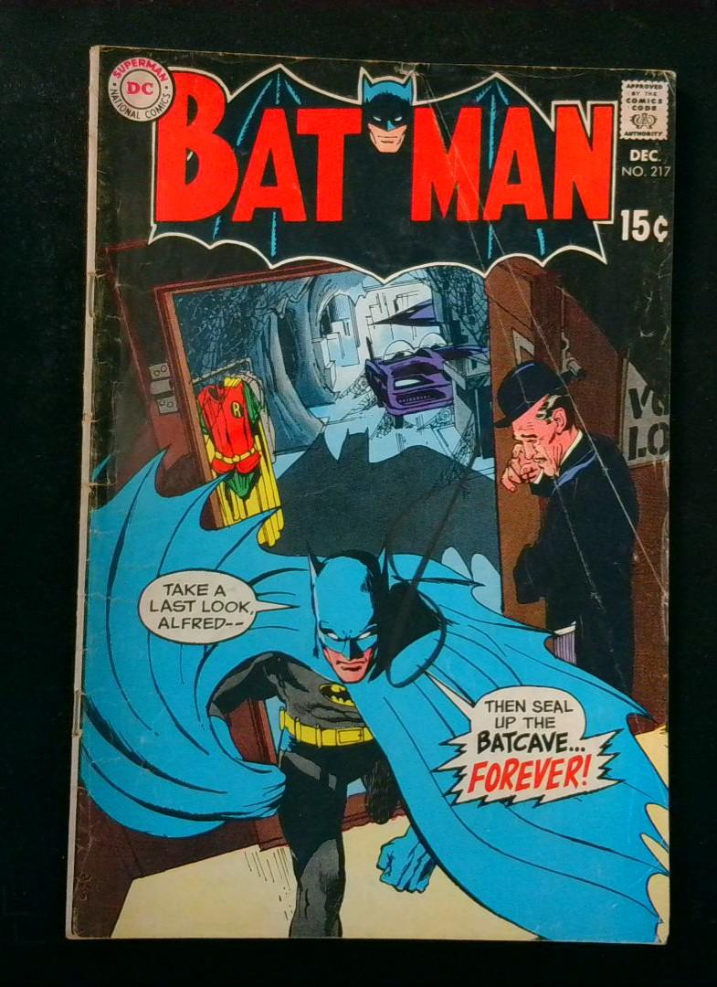 Batman #217, VG- Neal Adams Cover, DC, 1969
