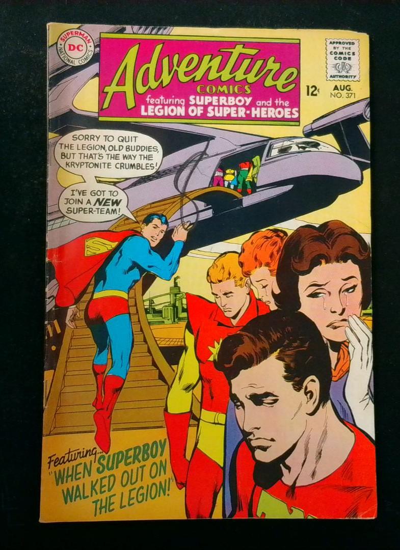 Adventure Comics #371, VG/FN DC, 1968