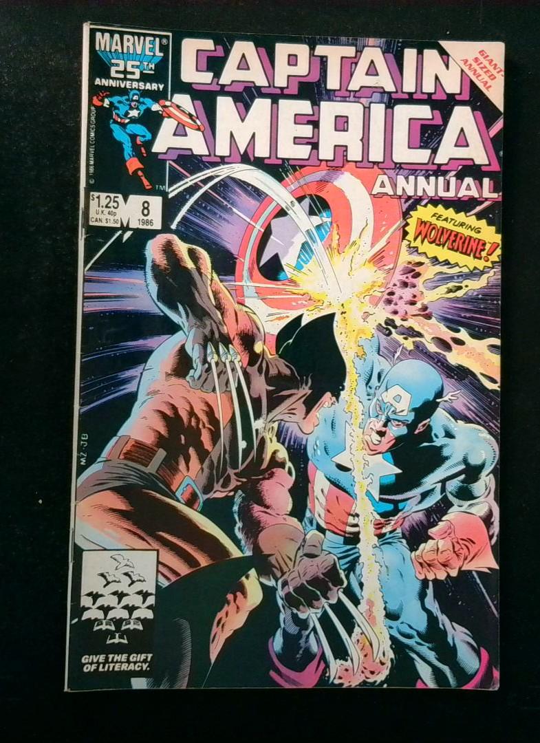Captain America Annual #8, Marvel, 1986