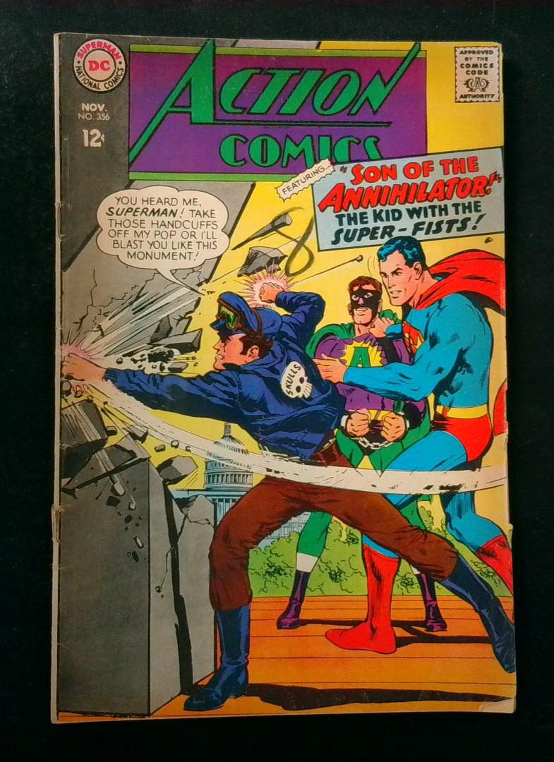 Action Comics #356, VG- Neal Adams cover, DC, 1967