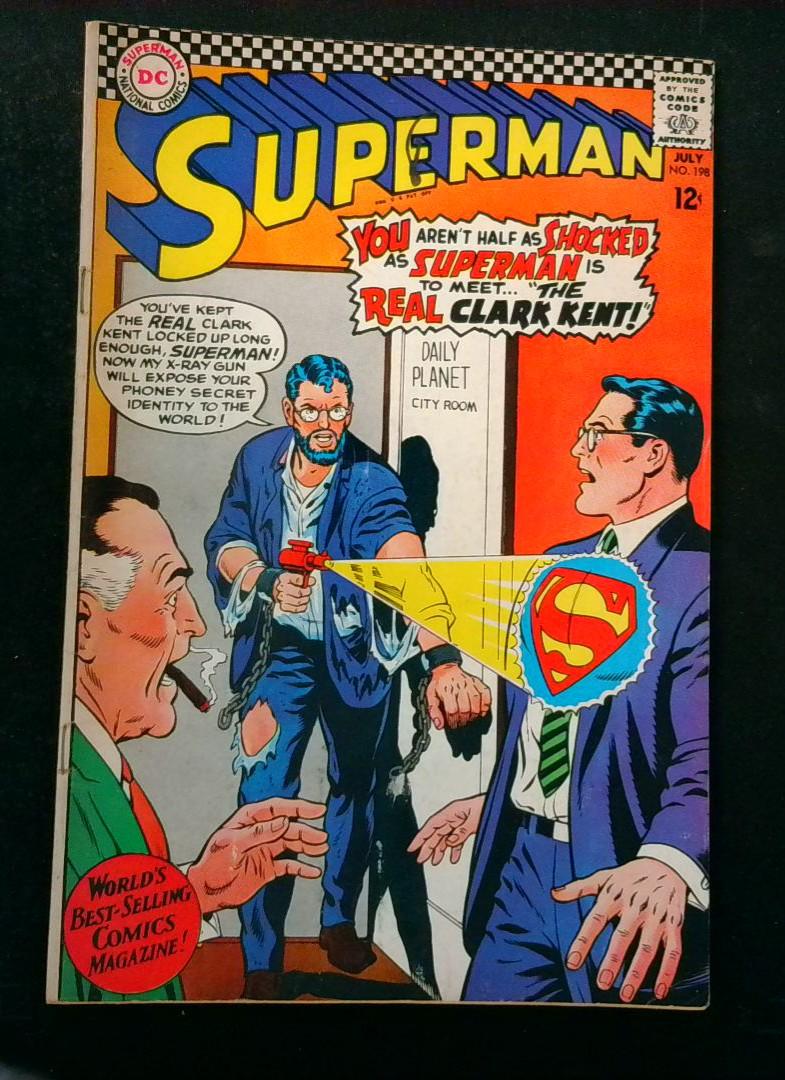 Superman #198, VG/FN DC, 1967
